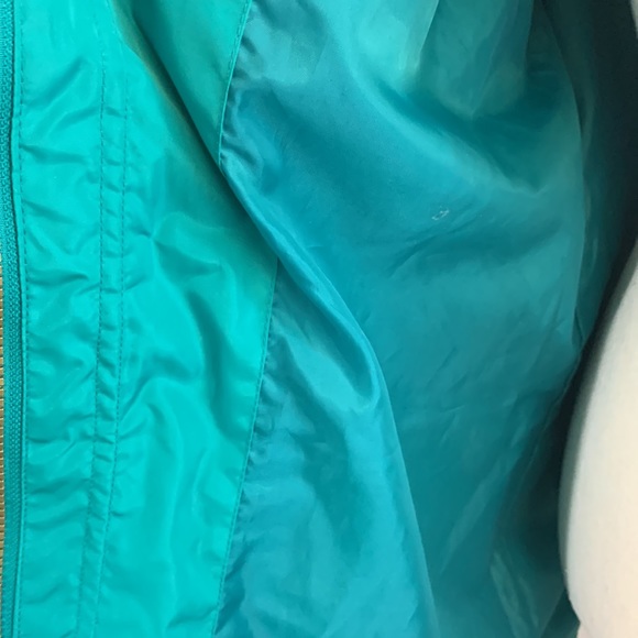 Everlast Sport Women's Jacket Hooded Windbreaker Rain Coat Pockets Green X Large - Picture 6 of 7